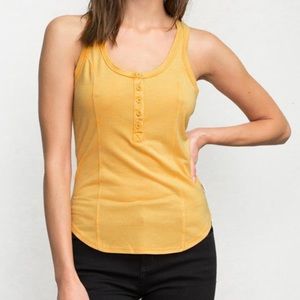 RVCA Nightowl racer back tank S